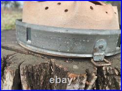 WW2 Original German helmet Steel liner BsC LITZMANNSTADT 1943 66/58
