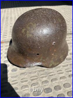 WW2. Original German helmet. WWII. WW2