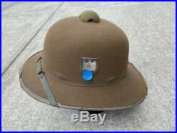 WW2 WWII German Afrika Korps Pith Helmet ORIGINAL 1941 Rare size 60 Wehrmacht
