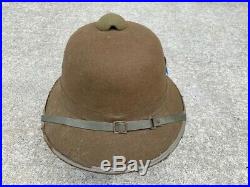 WW2 WWII German Afrika Korps Pith Helmet ORIGINAL 1941 Rare size 60 Wehrmacht