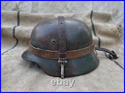 WW2 WWII German Helmet Leather Carrier