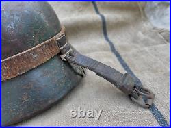 WW2 WWII German Helmet Leather Carrier