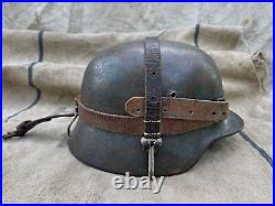 WW2 WWII German Helmet Leather Carrier