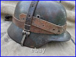 WW2 WWII German Helmet Leather Carrier