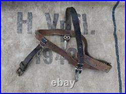 WW2 WWII German Helmet Leather Carrier