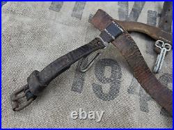 WW2 WWII German Helmet Leather Carrier