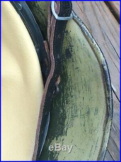 WW2 WWII German M40 Helmet Restored Repainted Desert Yellow New Liner/Chinstrap