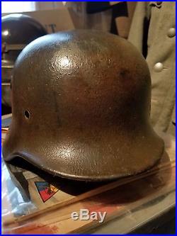 WW2 WWII German Military M40 Camo Helmet wehrmacht army