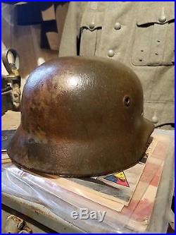 WW2 WWII German Military M40 Camo Helmet wehrmacht army