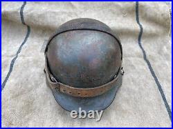 WW2 WWII German helmet Leather Carrier