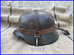 WW2 WWII German helmet Leather Carrier