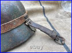 WW2 WWII German helmet Leather Carrier