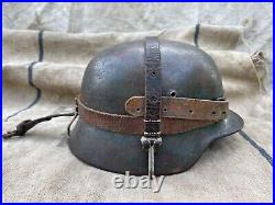 WW2 WWII German helmet Leather Carrier