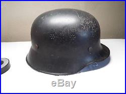 WW2 WWII Helmet German Wehrmacht found in basement. Good condition
