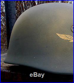 Ww2 Wwii Luftwaffe Paratrooper M38 German Helmet