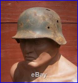 WW2 WWII Original German Helmet. Battlefield Relic