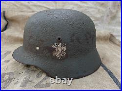 WW2 WWII Original German helmet M35