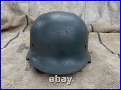 WW2 WWII Original German helmet M35/64