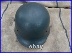 WW2 WWII Original German helmet M35/64