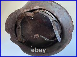 WW2 WWII original German Helmet M42 from battlefield #99