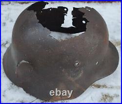 WW2 WW II German Wehrmacht Army Stahlhelm Helmet? 40. Battlefield Relic