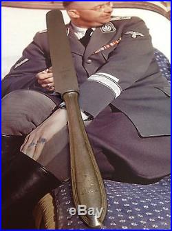 WW2 german ss Himmler knife Con expertise no helmet elmetto