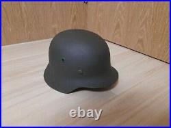 WW2 original refurbished m35 German helmet m40 m42 shell 62 size 55 small