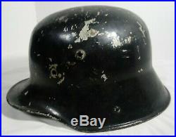 WWII Antique German Helmet. WW2 Used