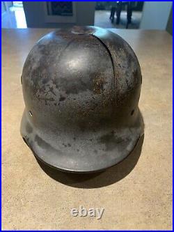WWII GERMAN M35 Helmet Original Vintage German WW2, Antique