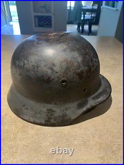 WWII GERMAN M35 Helmet Original Vintage German WW2, Antique