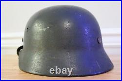 WWII German M40 Luftwaffe Helmet ET64 #513 WW2