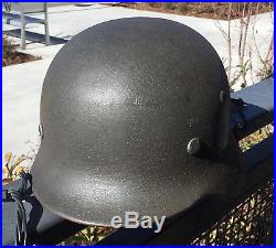 WWII German army M35 helmet small size SE60 ww2