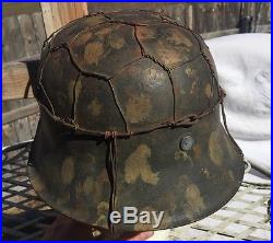 WWII German chicken wire M42 helmet possible elite ww2