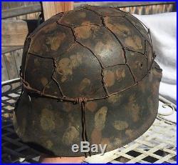 WWII German chicken wire M42 helmet possible elite ww2