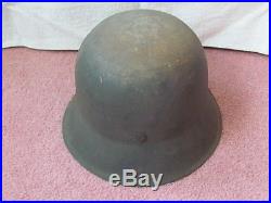 WWII M42 German Helmet GerHelmet2 Shell Size 66 World War 2