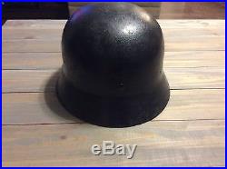 WWII WW2 GERMAN HELMET M35 with LINER Very Good Condition