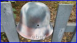 WWII WW2 German Original Helmet WOW Camo