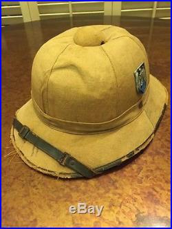 WWII WW2 German Pith Helmet
