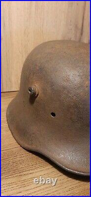 WWI WW2 German steel Helmet M18. Reichswehr, very rare RRR