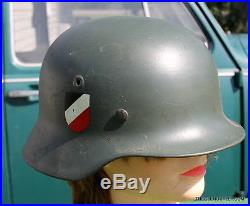 Ww 2 German M 40 Combat Helmet Ns 64