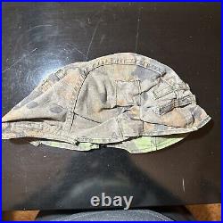 WW 2 German Helmet Cover (made From Original Fabric)