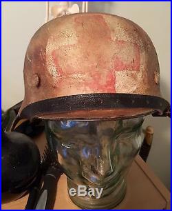 WW 2 German Medic Helmet