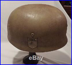 WW 2 German Paratrooper Helmet. Afrikakorps