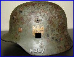 WW 2 german helmet, original WH helmet, ss helmet
