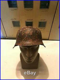 WW 2 original German Helmet M42 Battlefield Relic