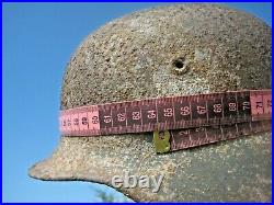 WW II WW 2 German Helmet M35 Battlefield Relic