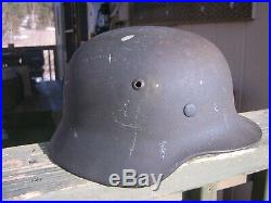 W. W. 2 German Navy Helmet Maker Marked Liner Band And Felt Intact No Leather Lin