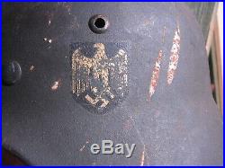 W. W. 2 German Navy Helmet Maker Marked Liner Band And Felt Intact No Leather Lin