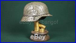 Wehrmacht WH LW SS German helmet hard hat WW2 original Hand made Lamp trophy
