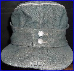 Wonderful Original WW2 German ELITE Officers M43 Field Cap Hat Uniform Helmet